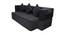 January Sofa Cum Bed (Black) by Urban Ladder - Front View Design 1 - 558205