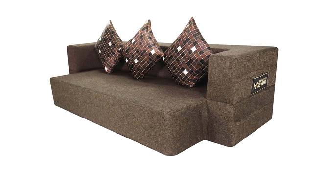 Everly 3 Seater Low Floor Sofa Cum Bed (Brown) by Urban Ladder - Cross View Design 1 - 558214