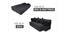 January Sofa Cum Bed (Black) by Urban Ladder - Design 1 Side View - 558228