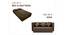 Della 3 Seater Sofa cum Bed (Brown) by Urban Ladder - Design 1 Close View - 558242