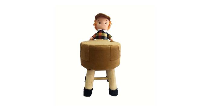 Christian Wooden Boy Doll Kids Stoo (Brown) by Urban Ladder - Cross View Design 1 - 558283