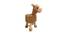 Michael Wooden Alpaca Stool for Kids (Brown) by Urban Ladder - Cross View Design 1 - 558293