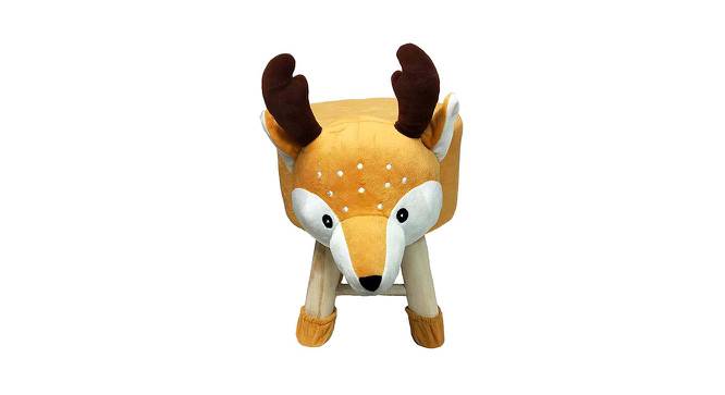 Paul Wooden Animal Stool for Kids (Brown) by Urban Ladder - Cross View Design 1 - 558294