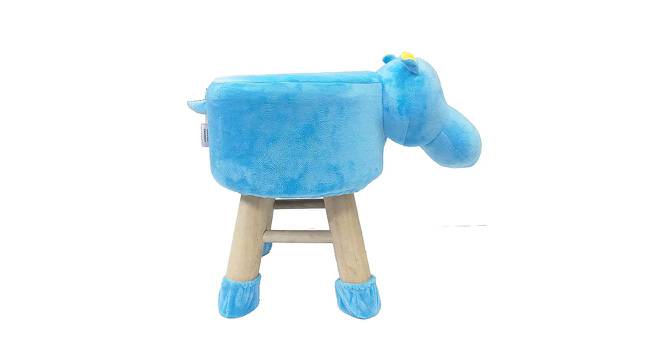 Geena Wooden Animal Stool for Kids (Blue) by Urban Ladder - Front View Design 1 - 558315
