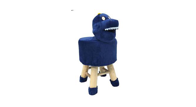 Helen Wooden Animal Stool for Kids (Blue) by Urban Ladder - Front View Design 1 - 558316