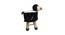 Heath Wooden Animal Stool for Kids (Black) by Urban Ladder - Design 1 Side View - 558325