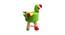 Laurence Wooden Bird Stool for Kids (Green) by Urban Ladder - Design 1 Side View - 558327