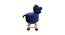 Helen Wooden Animal Stool for Kids (Blue) by Urban Ladder - Design 1 Side View - 558331