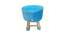 Catherine Wooden Stool for Kids (Blue) by Urban Ladder - Design 2 Side View - 558338