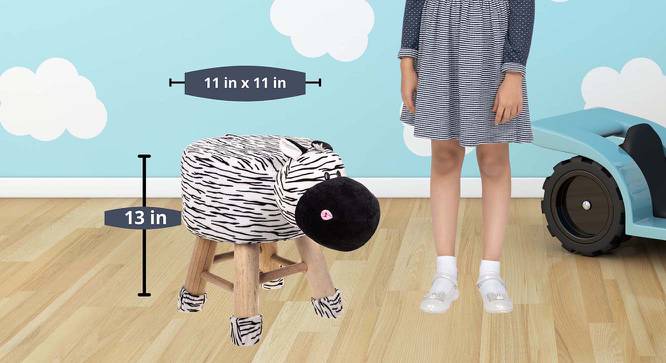 Philip Wooden Animal Stool for Kids (Multicolor) by Urban Ladder - Design 1 Dimension - 558356