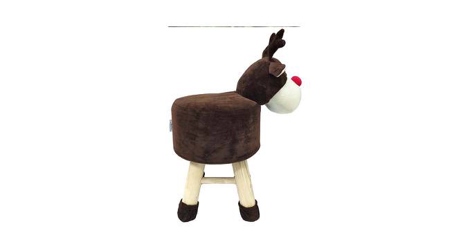 Anthony Wooden Animal Stool for Kids (Mahogany) by Urban Ladder - Cross View Design 1 - 558376
