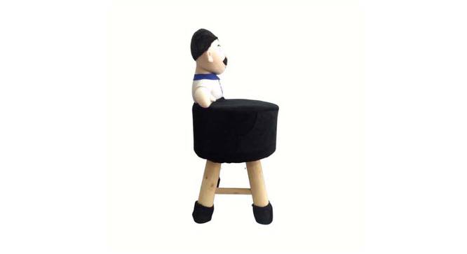 Cuba Wooden Father Doll Kids Stoo (Black) by Urban Ladder - Cross View Design 1 - 558377