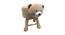 Halle Wooden Animal Stool for Kids (Multicolor) by Urban Ladder - Cross View Design 1 - 558391