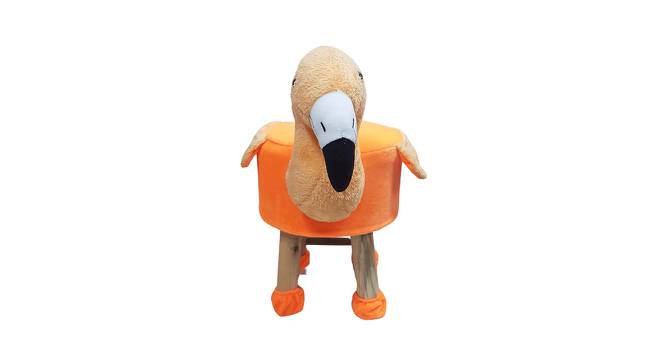 Jack Wooden Bird Stool for Kids (Orange) by Urban Ladder - Front View Design 1 - 558398