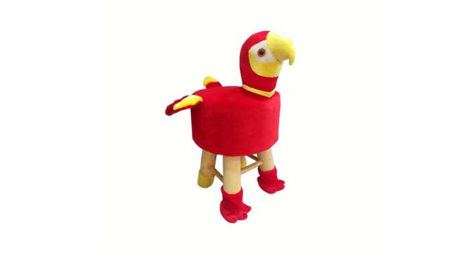Tom Wooden Bird Stool for Kids (Red) by Urban Ladder - Front View Design 1 - 558403