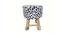 CharlizeWooden Stool for Kids (Multicolor) by Urban Ladder - Front View Design 1 - 558405