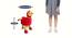 Tom Wooden Bird Stool for Kids (Red) by Urban Ladder - Design 1 Dimension - 558448
