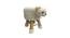 Sean Wooden Animal Stool for Kids (White) by Urban Ladder - Cross View Design 1 - 558484