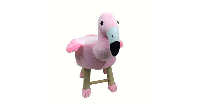 Jamie Wooden Animal Stool for Kids (Pink) by Urban Ladder - Front View Design 1 - 558490