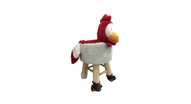 Jim Wooden Bird Stool for Kids (Red) by Urban Ladder - Front View Design 1 - 558493