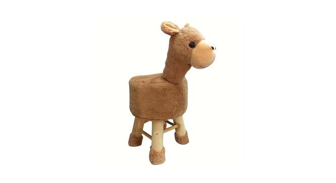 Angelina Wooden Alpaca Stool for Kids (Skin) by Urban Ladder - Front View Design 1 - 558502