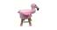 Jamie Wooden Animal Stool for Kids (Pink) by Urban Ladder - Design 1 Side View - 558507