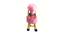 Javier Wooden Girl Doll Kids Stoo (Pink) by Urban Ladder - Design 1 Side View - 558508