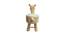 Louis Wooden Alpaca Stool for Kids (Off White) by Urban Ladder - Design 1 Side View - 558512