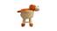 Dianne Wooden Animal HN Stool for Kids (Mustard) by Urban Ladder - Design 1 Side View - 558520