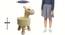 Louis Wooden Alpaca Stool for Kids (Off White) by Urban Ladder - Design 1 Dimension - 558540