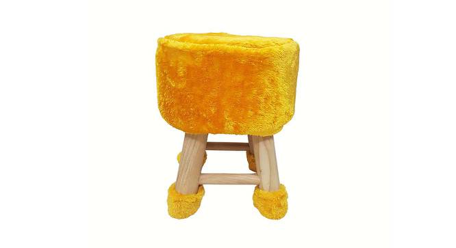 Cate Wooden Stool for Kids (Yellow) by Urban Ladder - Cross View Design 1 - 558557