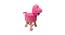 Emma Wooden Animal Stool for Kids (Pink) by Urban Ladder - Front View Design 1 - 558564