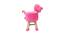 Emma Wooden Animal Stool for Kids (Pink) by Urban Ladder - Design 1 Side View - 558570