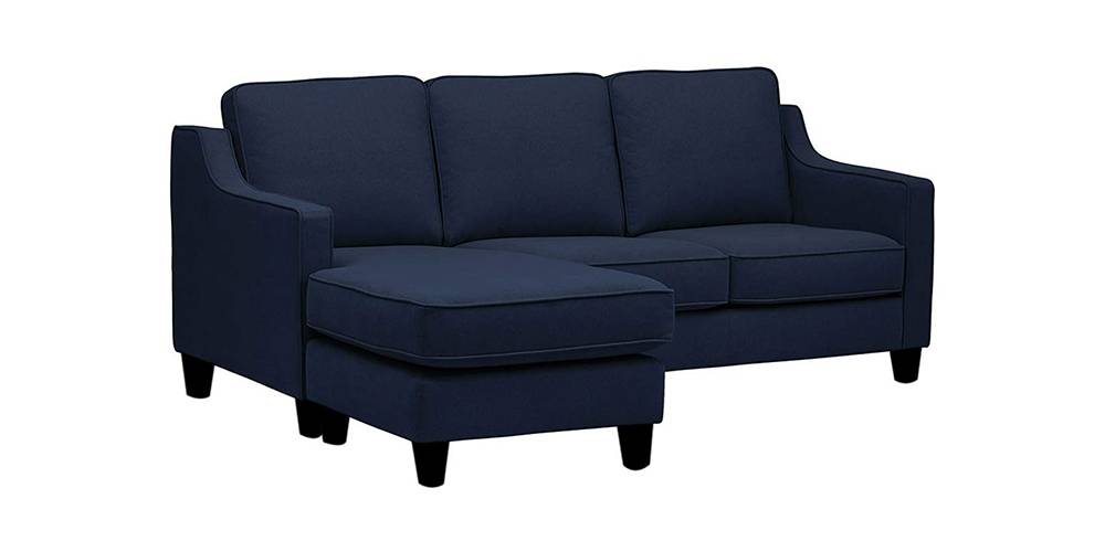 Alizan Sectional Fabric Sofa (Blue) Urban Ladder
