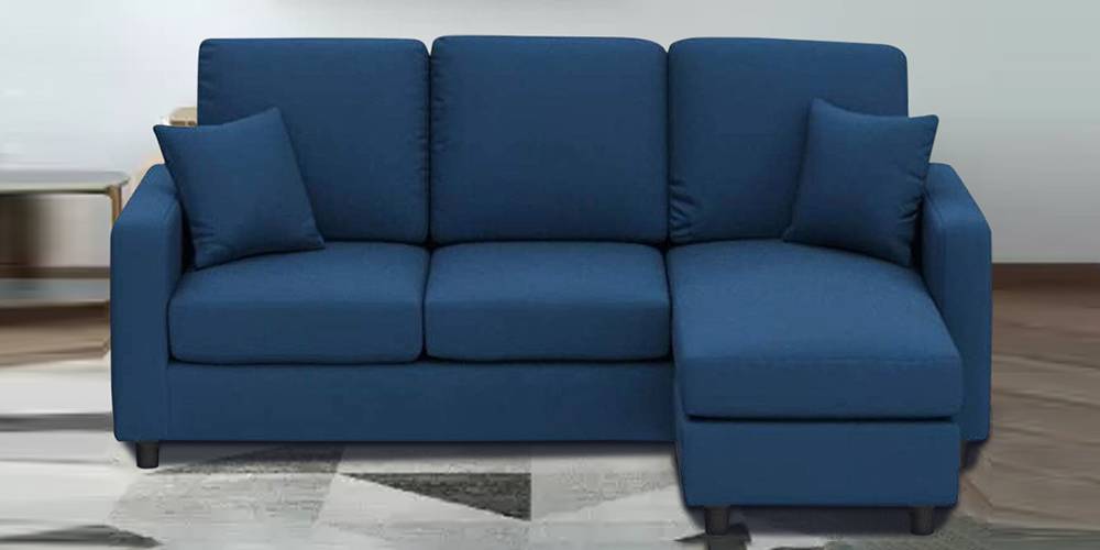 Armonia Fabric Sofa (Blue) by Urban Ladder - - 