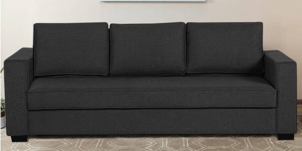 Birxton Fabric Sofa (Dark Grey) by Urban Ladder - - 