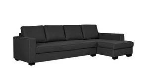 Birxton Sectional Fabric Sofa (Dark Grey)