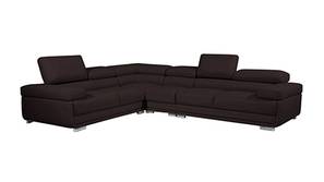 Lexina Sectional Fabric Sofa ( Brown)