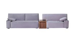 Silvana Fabric Sofa (Light Grey)