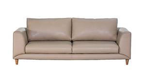 Richard Leatherette Sofa (Beige)