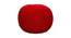 Buster Hand Knitted Round Pouffe for Living Room (Red) by Urban Ladder - Cross View Design 1 - 559078