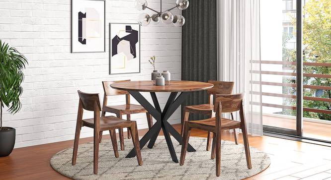 4 seater round outlet dining table and chairs