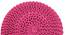 Cruz Hand Knitted Round Pouffe for Living Room (Pink) by Urban Ladder - Design 1 Side View - 559122