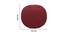 Calloway Hand Knitted Round Pouffe for Living Room (Maroon) by Urban Ladder - Design 1 Dimension - 559149