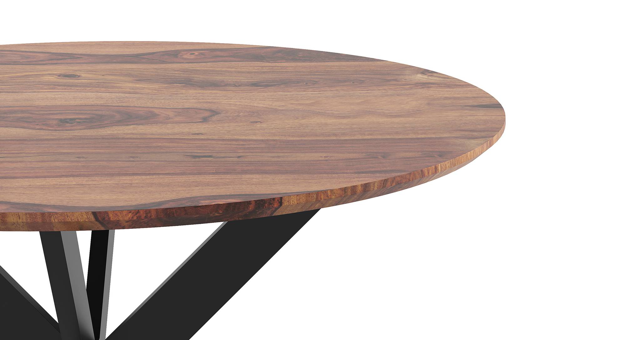 Urban ladder round top dining table