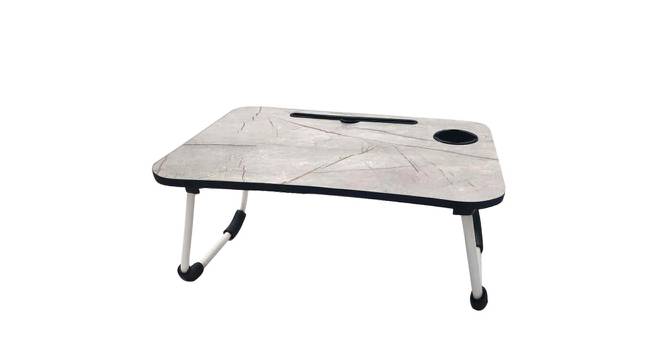 Beckett Portable Folding Laptop Table (Grey Marble Light) by Urban Ladder - Cross View Design 1 - 559279