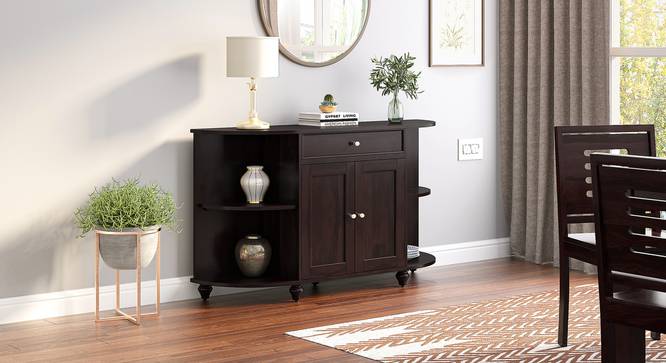 Ramore Solid Wood Sideboard (Mahogany Finish) by Urban Ladder - Design 1 Full View - 559402
