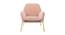 Venice Sofa or Lounge chair in Peach Color (Peach) by Urban Ladder - Cross View Design 1 - 559798