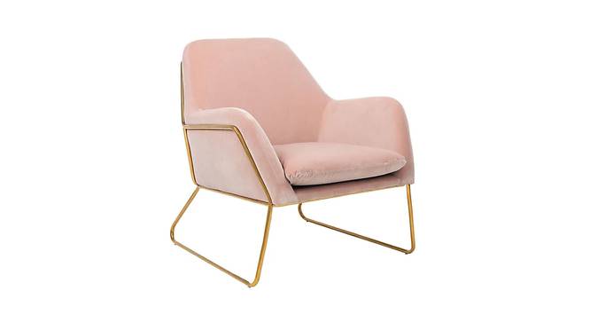 Venice Sofa or Lounge chair in Peach Color (Peach) by Urban Ladder - Front View Design 1 - 559814