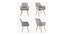 Strip Lounge Chair In Grey Color (Grey) by Urban Ladder - Design 1 Side View - 559825